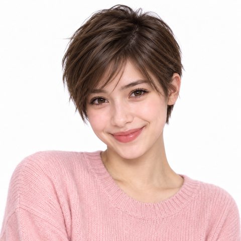 Zoe 白底头像